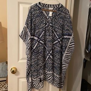Tommy Bahama Coverup/tunic size L/XL, nee polyester from recycled materials